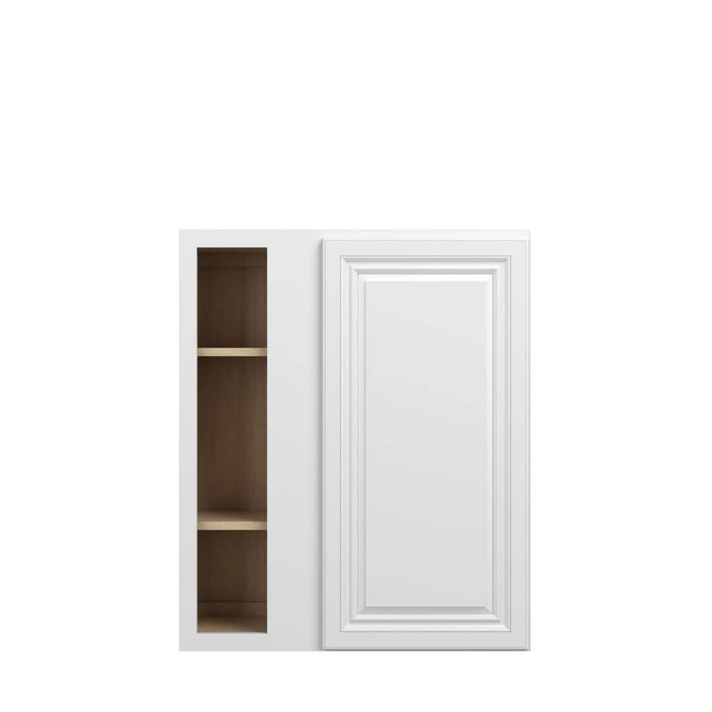 Damascus Raised 30 in. W x 36 in. H x 12 in. D in French Vanilla Plywood Assembled Corner Blind Wall Cabinet price history on PriceWatchPro