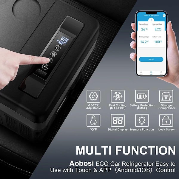 Durable Car Refrigerator Cooler Multifunction Mini Fridge Freezer