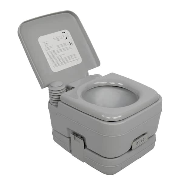Karl home 10 L Portable Flush Toilet with Double Outlet