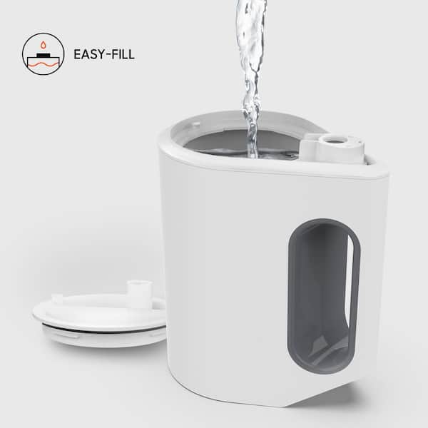 SHARPER IMAGE Mist 8 0.65 Gal. Ultrasonic Tabletop Humidifier HU1