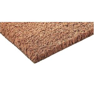 Mustache Black Door Mat Natural Coir Doormat Indoor Outdoor 26x75cm 