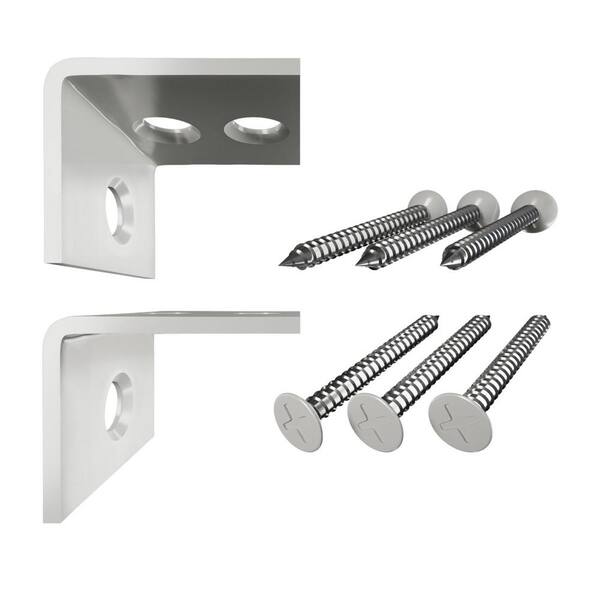 Ekena Millwork Endurathane 500 Series 1 in. H x 1 in. W White Resin Stair Railing Kit