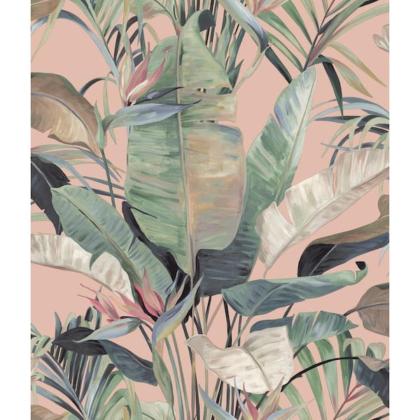 Candice Olson Tropical Coral Cabana Wallpaper