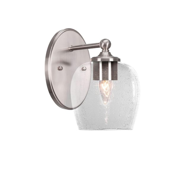 Unbranded Royale 1-Light Brushed Nickel Wall Sconce