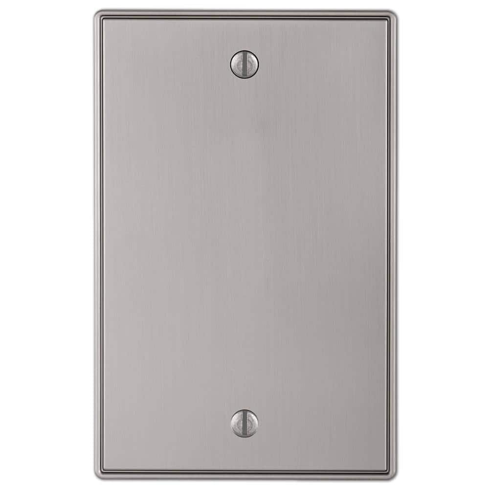 Ansley 1 Gang Blank Metal Wall Plate - Brushed Nickel price history on PriceWatchPro