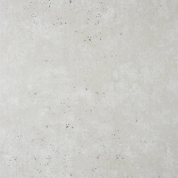 Brewster Distressed Textures Silver Wallpaper Sample