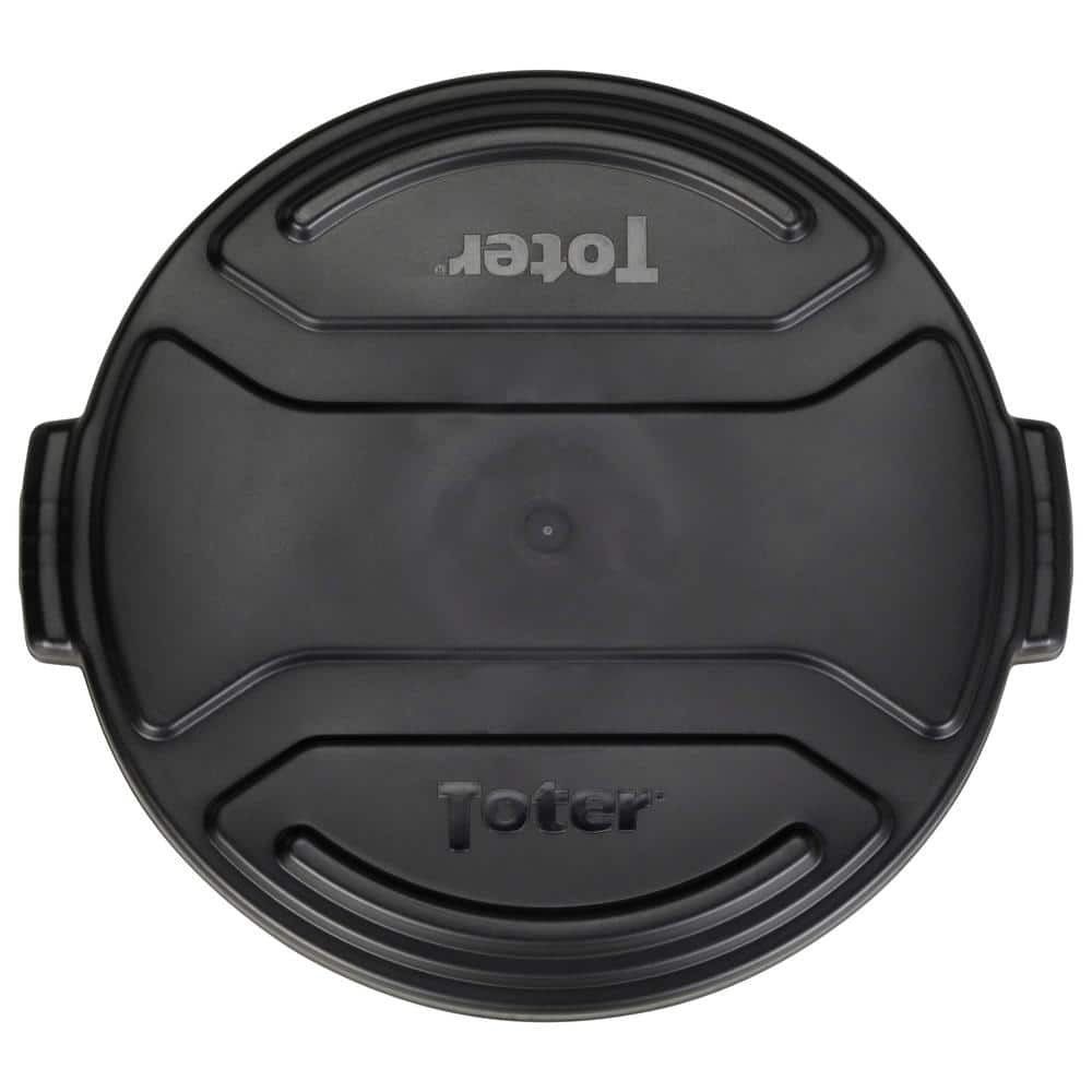 20 Gal. Black Round Trash Can Lid