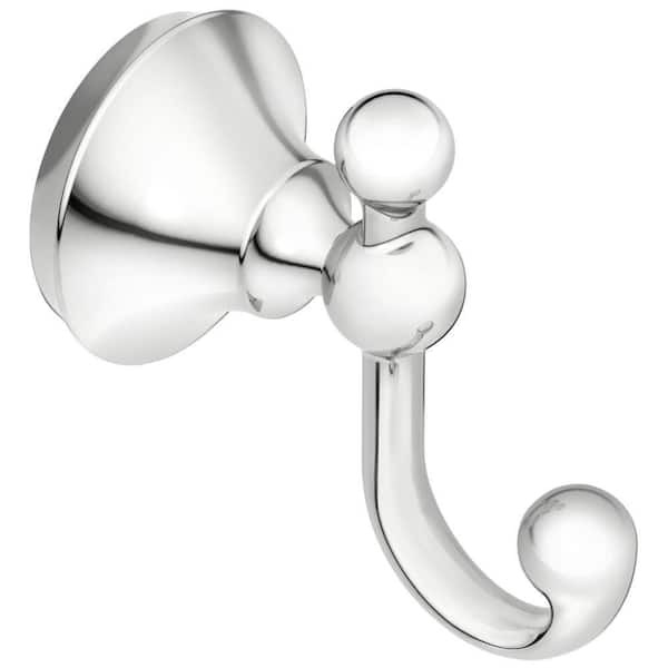 MOEN Wynford Double Robe Hook in Chrome YB5203CH - The Home Depot