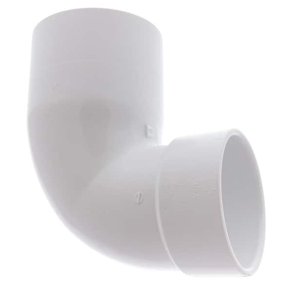 NIBCO 4 in. x 3 in. PVC DWV 90-Degree Spigot x Hub Street Closet Elbow