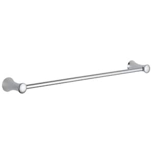 Lahara 24 in. Wall Mount Towel Bar Bath Hardware Accessory in Polished Chrome