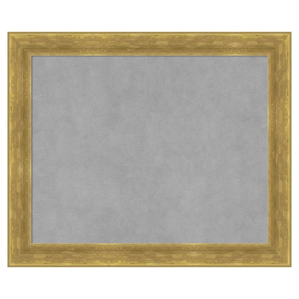 Amanti Art Angled Gold 23 in. x 19 in. Framed Magnetic Board