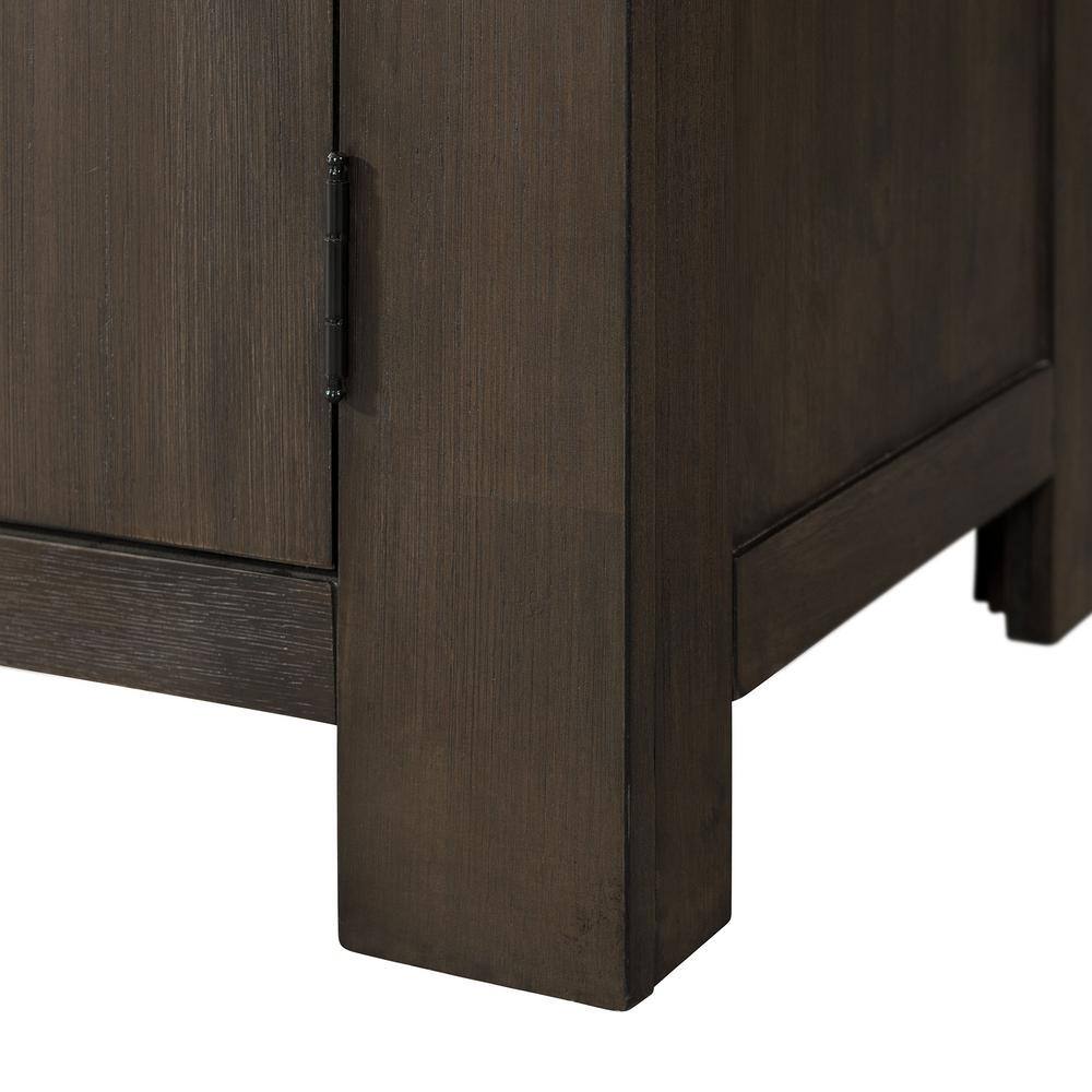 Jasper 60" Brown Walnut Transitional Server with Drawers