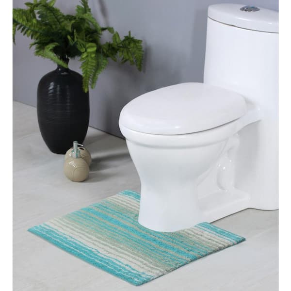 100% Cotton Gradiation Collection Machine Washable 20x20, Turquoise