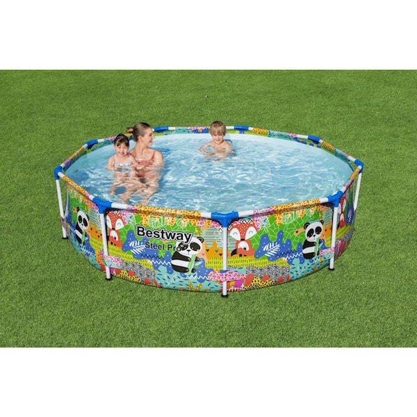 Alfombra de Juegos Hinchable Bestway Friendly Animals 132x132x23 cm —  PoolFunStore