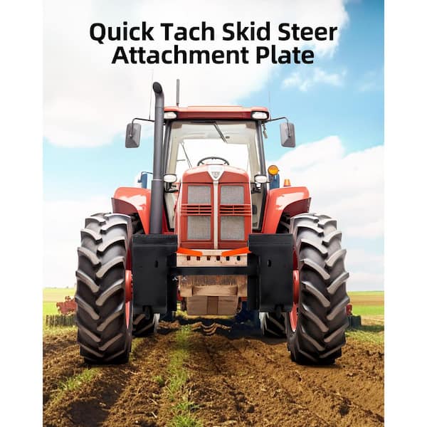 Garvee Skid Steer Adapter Quick Tach Attachment Conversion