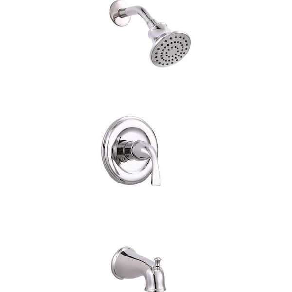 Premier Sanibel Single-Handle 1- -Spray Tub and Shower Faucet in Chrome (Valve Included)
