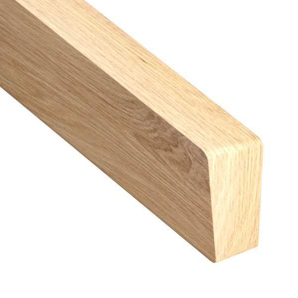 A&A Surfaces Twallanea 1.85 in. T x 0.75 in. W x 14.75 in. L Stair Tread Return Hardwood Trim