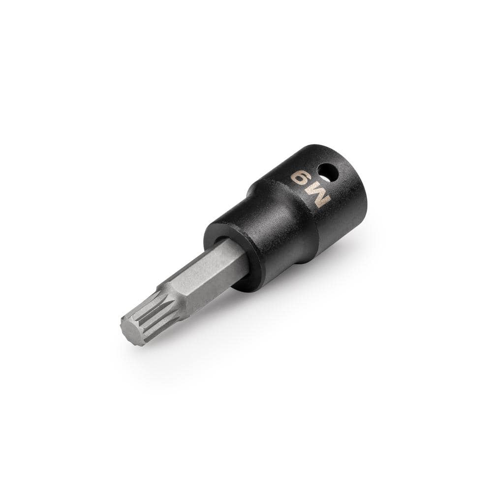 TEKTON 1/2 in. Drive x M9 Triple Square Impact Bit Socket SIB28209
