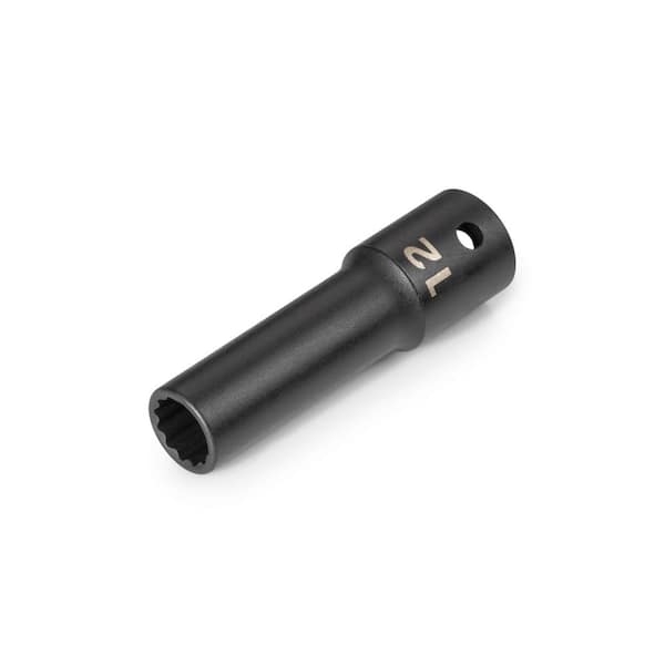 TEKTON 1/2 in. Drive x 12 mm Deep 12-Point Impact Socket