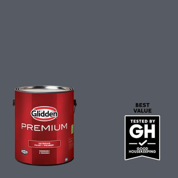 Glidden Premium 1 gal. PPG0993-7 Moody Sky Semi-Gloss Interior Latex Paint