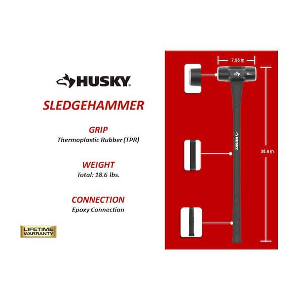 16 lb. Sledgehammer with 34 in. Fiberglass Handle