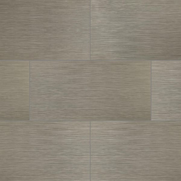 MSI Metro Charcoal 12 in. x 24 in. Matte Porcelain Floor and Wall Tile (16 sq. ft./Case)