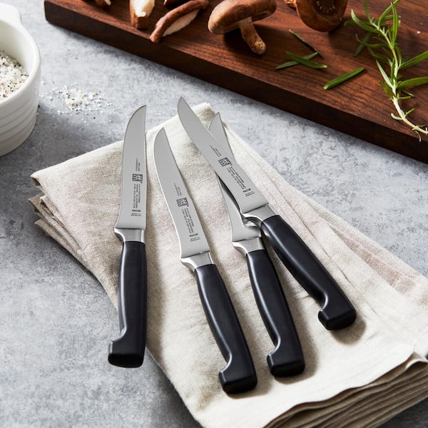 ZWILLING 4-Star 4.5 in. Stainless Steel Partial Tang Serrated