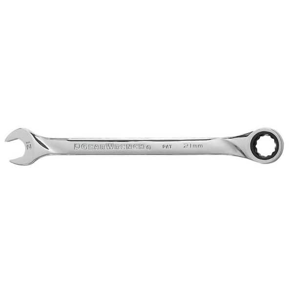 GEARWRENCH 21 mm Metric 72-Tooth XL Combination Ratcheting Wrench