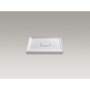 Archer 36 in. x 36 in. Single Threshold Shower Base with Center Drain and Removable Drain Cover in White