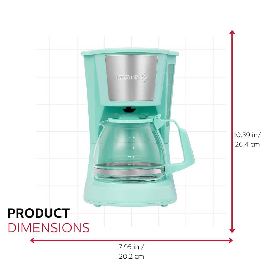 Everyday 5-Cup Mint Coffee Maker