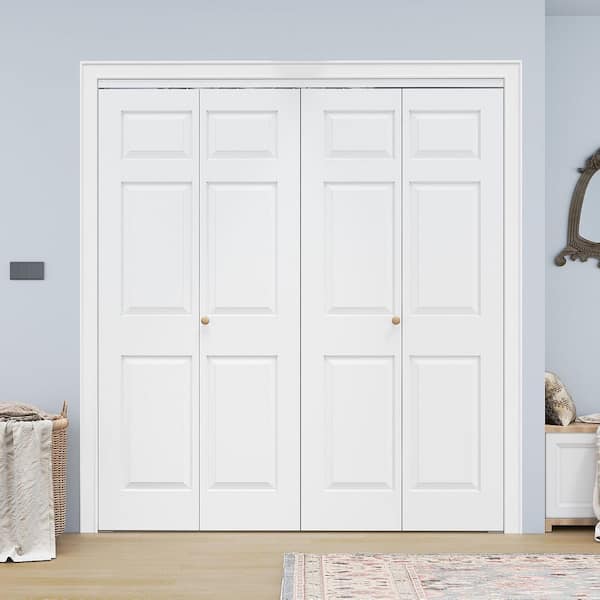 JELD-WEN 72 in. x 80 in. Caiman 2 Panel Primed Hollow Core Molded