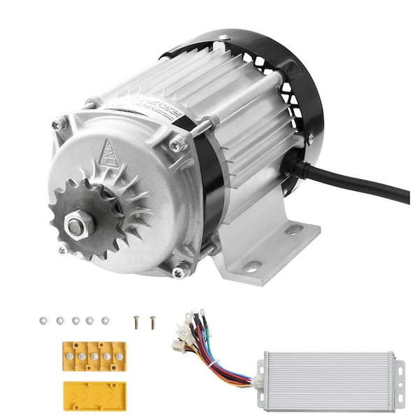 48V 750W Brushless DC Motor Kit-2700rpm Motor with Speed Controller for Go Karts, E-Bikes, Scooters
