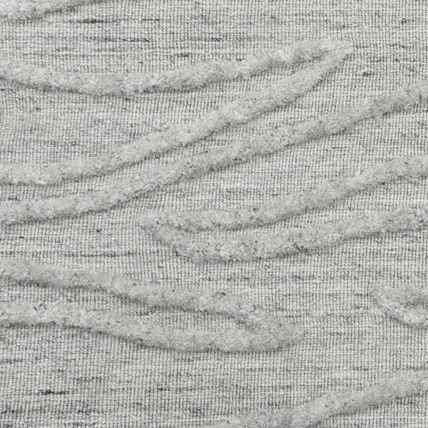 Solo Rugs Chevelle Contemporary Modern Alabaster 5 ft. x 8 ft