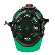 BOLT Green Type 2 Class C Front Brim Vented Safety Helmet (2-Pack)