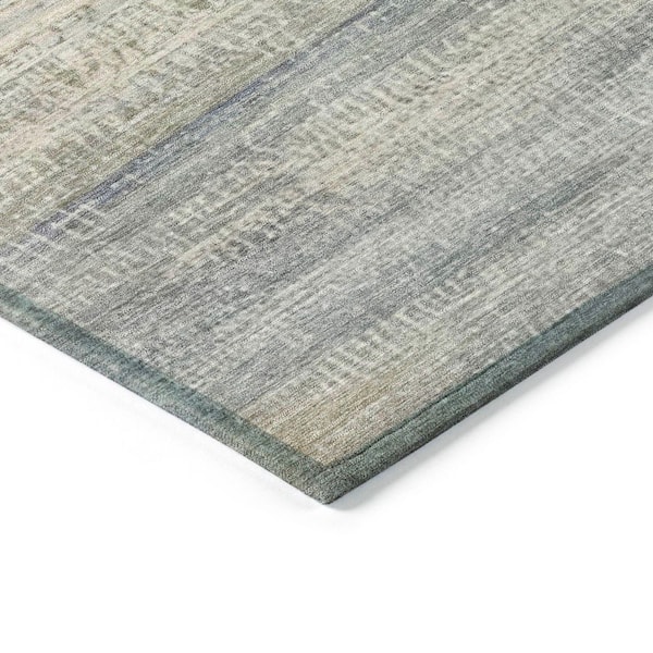 Chantille Machine Washable Indoor/Outdoor Abstract ACN2089 Linen 1 ft. 8 in. x 2 ft. 6 in. Accent Rug