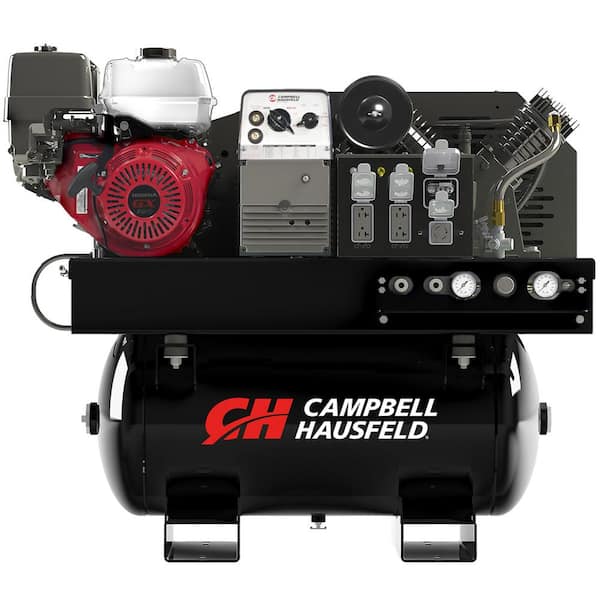 Campbell Hausfeld 30 Gal. 175 PSI Stationary Compressor, 5000W Generator, 200A Welder (3-in-1 Air Compressor/Generator/Welder Combo Unit)