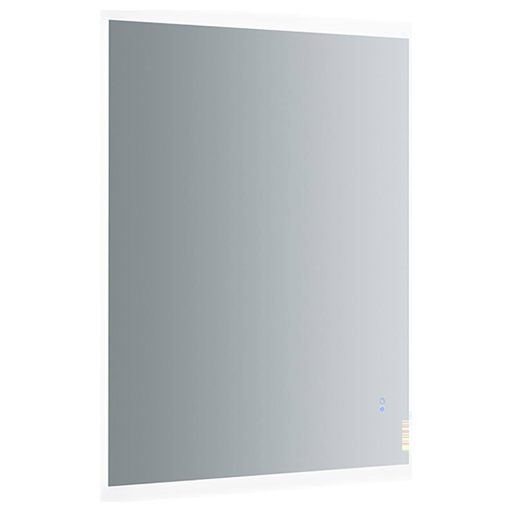 Sleek 48"x36" Frameless Bathroom Vanity Mirror with LED Halo & Fog-Free Technology