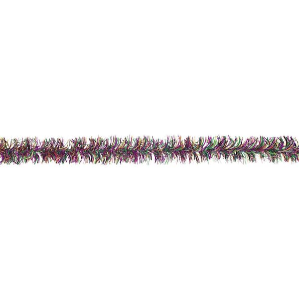 Amscan 12 ft. Mardi Gras Foil Tinsel Garland (2-Pack)