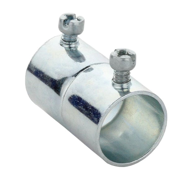 Commercial Electric 1 in. Electrical Metallic Tubing (EMT) Set-Screw Coupling (10-Pack)