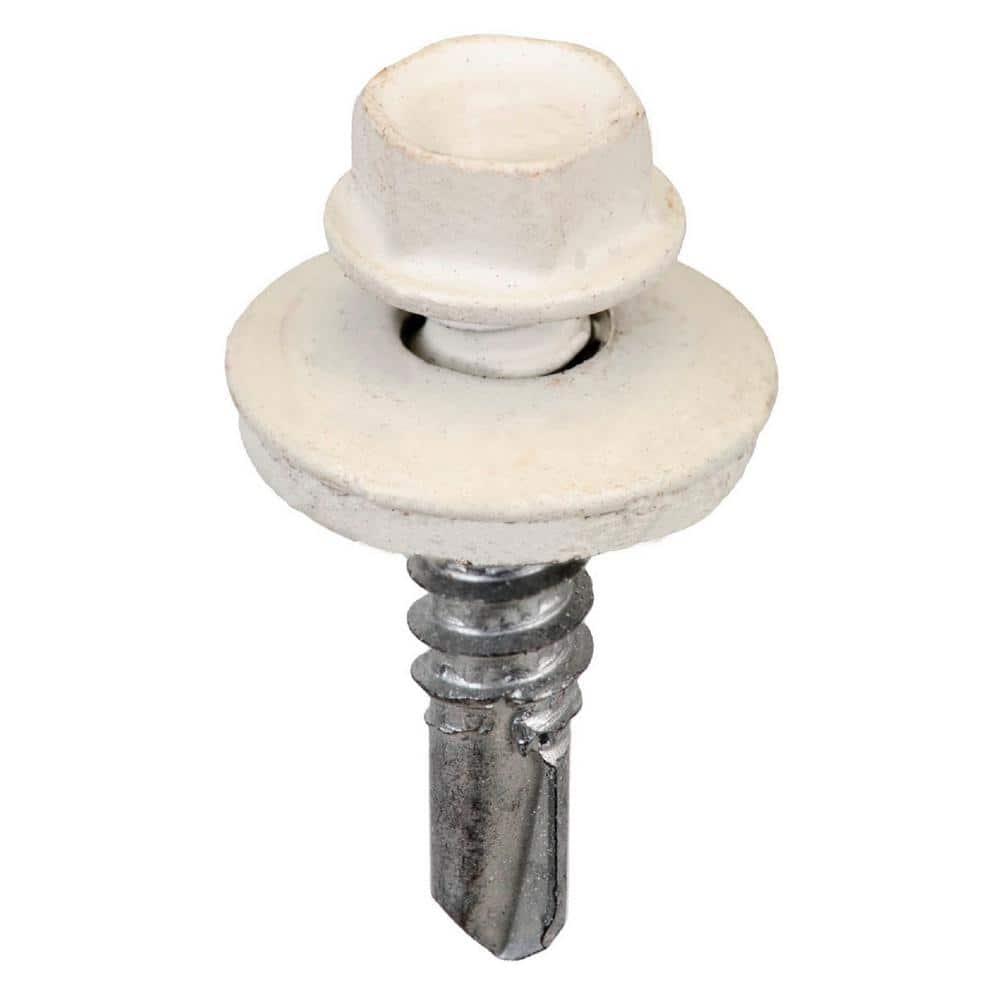 "#12 X 1 inch White Hex Metal to Metal Screws (Bag of 250)" price history on PriceWatchPro