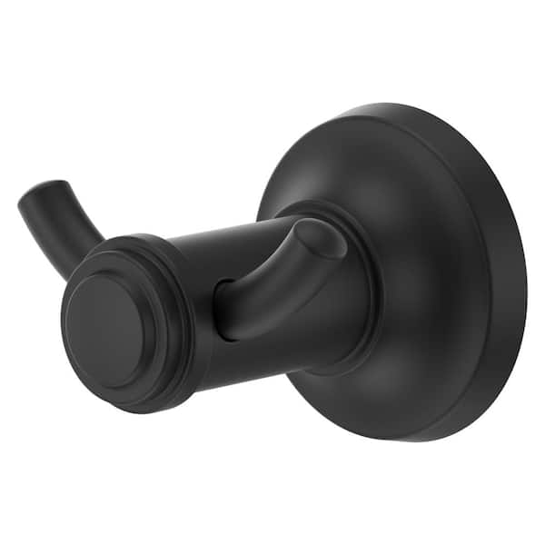 Pfister Briscoe J-Hook Double Robe/Towel Hook in Spot Defense Matte Black