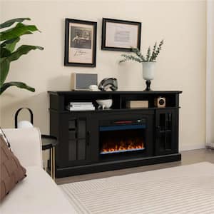 23 in. Infrared Quartz Electric Fireplace Insert with Remote Control