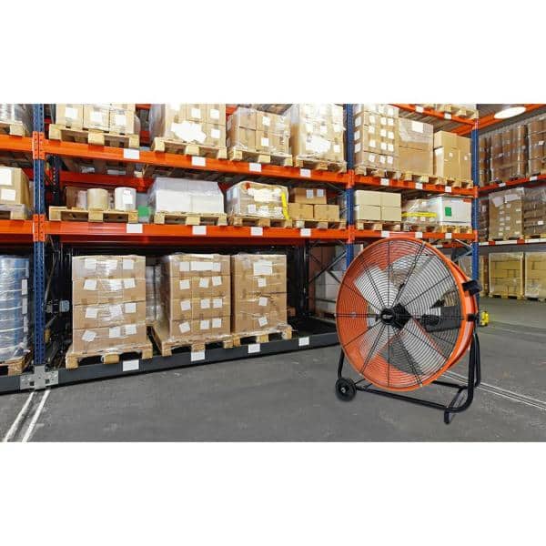 Cat 14-in 4-Speed Indoor Yellow Stand Fan in the Portable Fans department  at