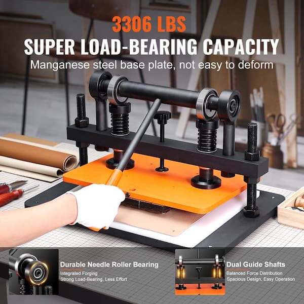 VEVOR Leather Cutting Machine, 14.2 x 10.2 in Embossing