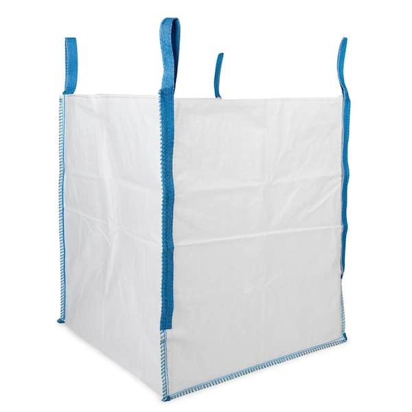 DURASACK 200 Gal. Heavy-Duty White Builder's Bulk Bag Outdoor Polypropylene Construction Trash Bag (10-Pack)