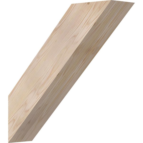 Ekena Millwork 5 1/2"W x 22"D x 22"H Traditional Smooth Knee Brace, Douglas Fir