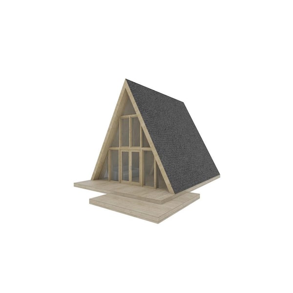 A-Frame 32 19 ft. x 23 ft. A-Frame Style Cabin Kit