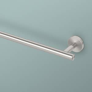 Level 24 in. in. Wall Mounted Towel Bar in Brushed Nickel