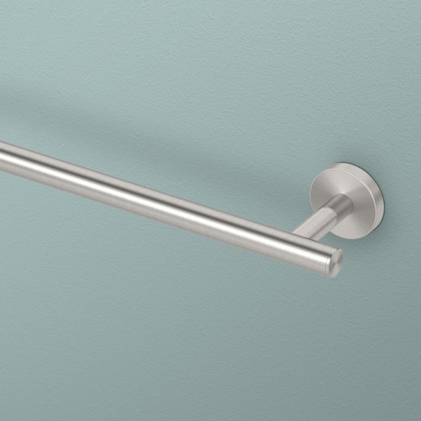 Level 18 in. Towel Bar in Brushed Nickel