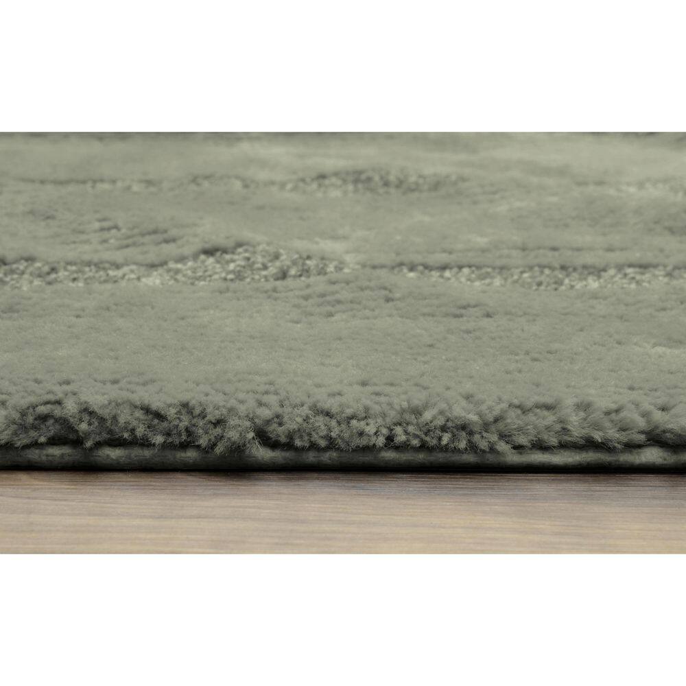Essence Deep Fern Soft Nylon 22"x60" Washable Bath Rug Runner